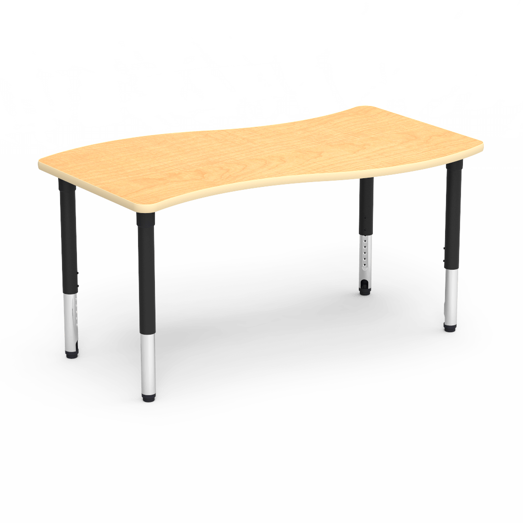 Virco 50SL3060ADJ - 5000 Series Activity Table, 30"W x 60"L x 24"-32"H Slide Top - SchoolOutlet