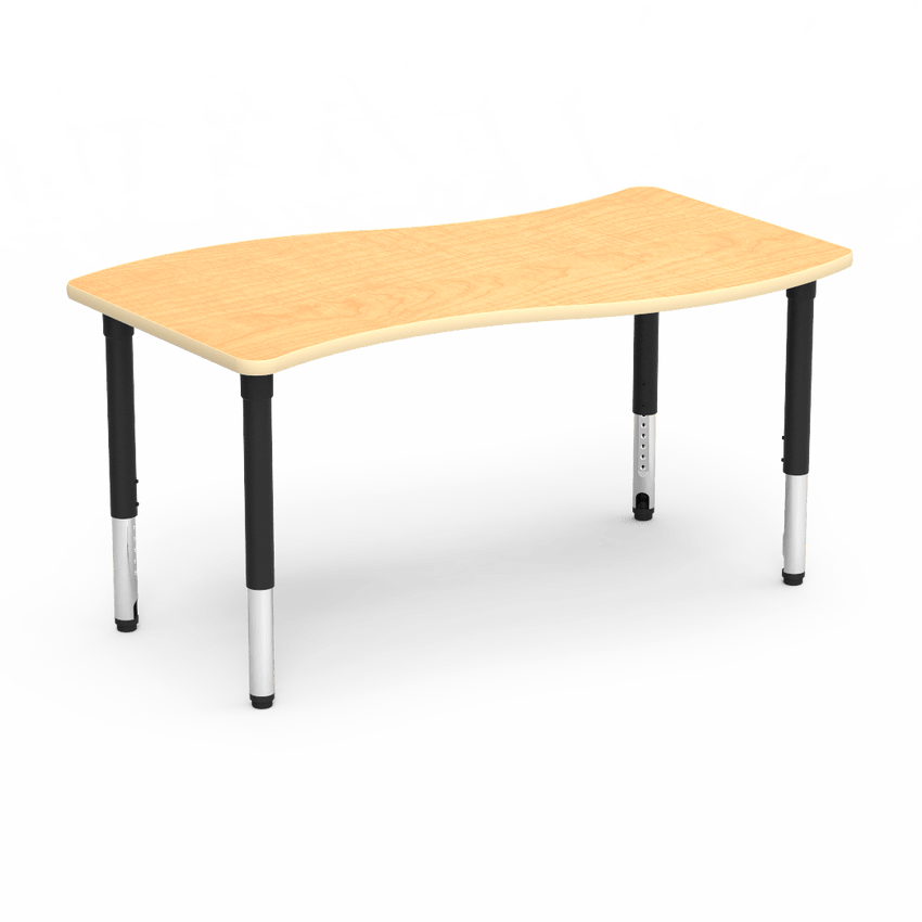 Virco 50SL3060ADJ - 5000 Series Activity Table, 30"W x 60"L x 24"-32"H Slide Top - SchoolOutlet
