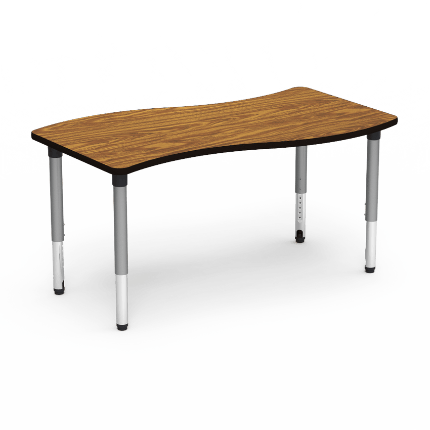 Virco 50SL3060ADJ - 5000 Series Activity Table, 30"W x 60"L x 24"-32"H Slide Top - SchoolOutlet