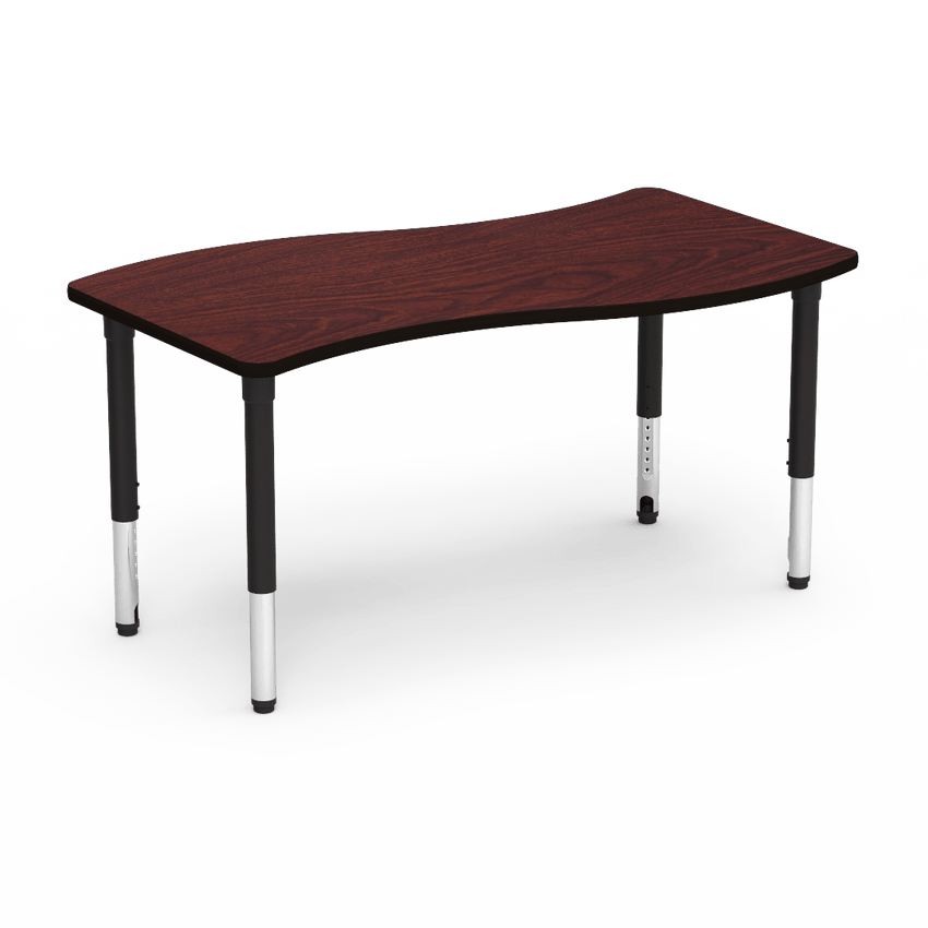 Virco 50SL3060ADJ - 5000 Series Activity Table, 30"W x 60"L x 24"-32"H Slide Top - SchoolOutlet