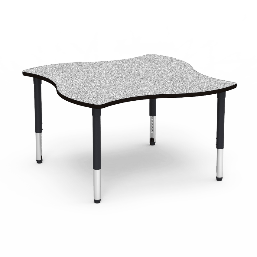 Virco 50SWV54ADJ - 5000 Series Activity Table, 54" Swerve Top (Virco 50SWV54ADJ) - SchoolOutlet