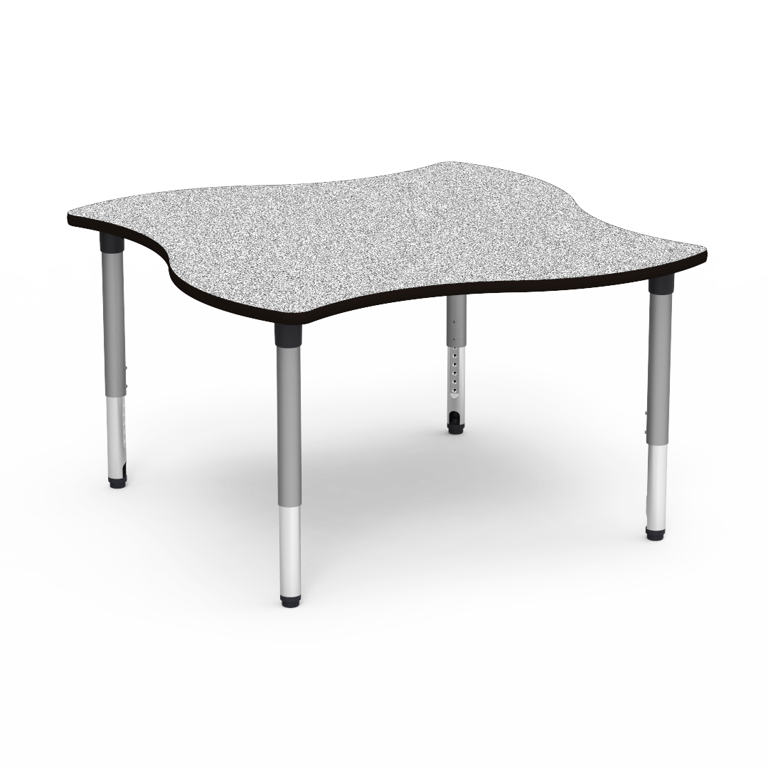 Virco 50SWV54ADJ - 5000 Series Activity Table, 54" Swerve Top (Virco 50SWV54ADJ) - SchoolOutlet