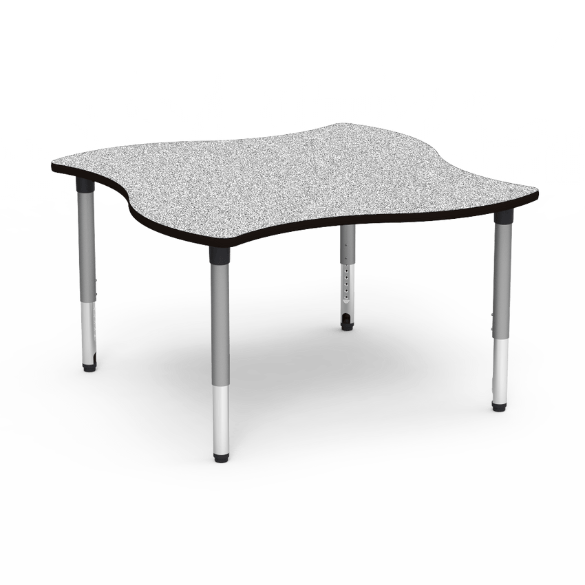 Virco 50SWV54ADJ - 5000 Series Activity Table, 54" Swerve Top (Virco 50SWV54ADJ) - SchoolOutlet
