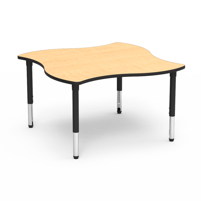 Virco 50SWV54ADJ - 5000 Series Activity Table, 54" Swerve Top (Virco 50SWV54ADJ) - SchoolOutlet
