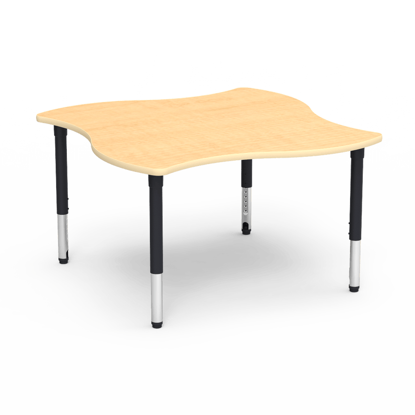 Virco 50SWV54ADJ - 5000 Series Activity Table, 54" Swerve Top (Virco 50SWV54ADJ) - SchoolOutlet