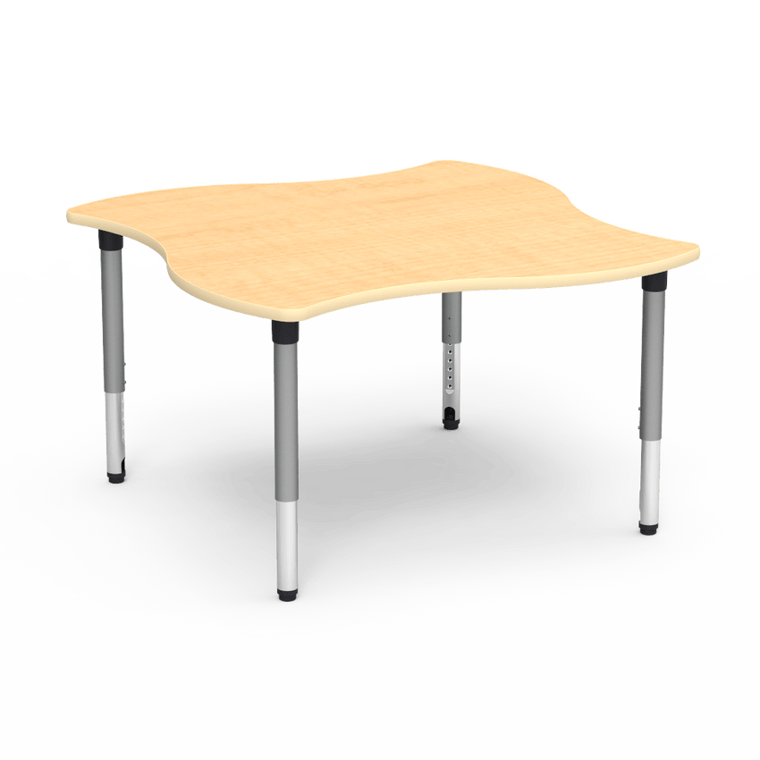Virco 50SWV54ADJ - 5000 Series Activity Table, 54" Swerve Top (Virco 50SWV54ADJ) - SchoolOutlet