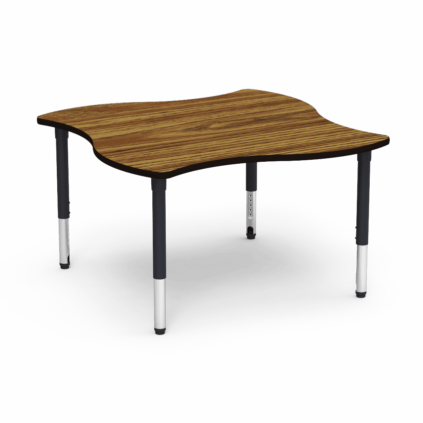 Virco 50SWV54ADJ - 5000 Series Activity Table, 54" Swerve Top (Virco 50SWV54ADJ) - SchoolOutlet
