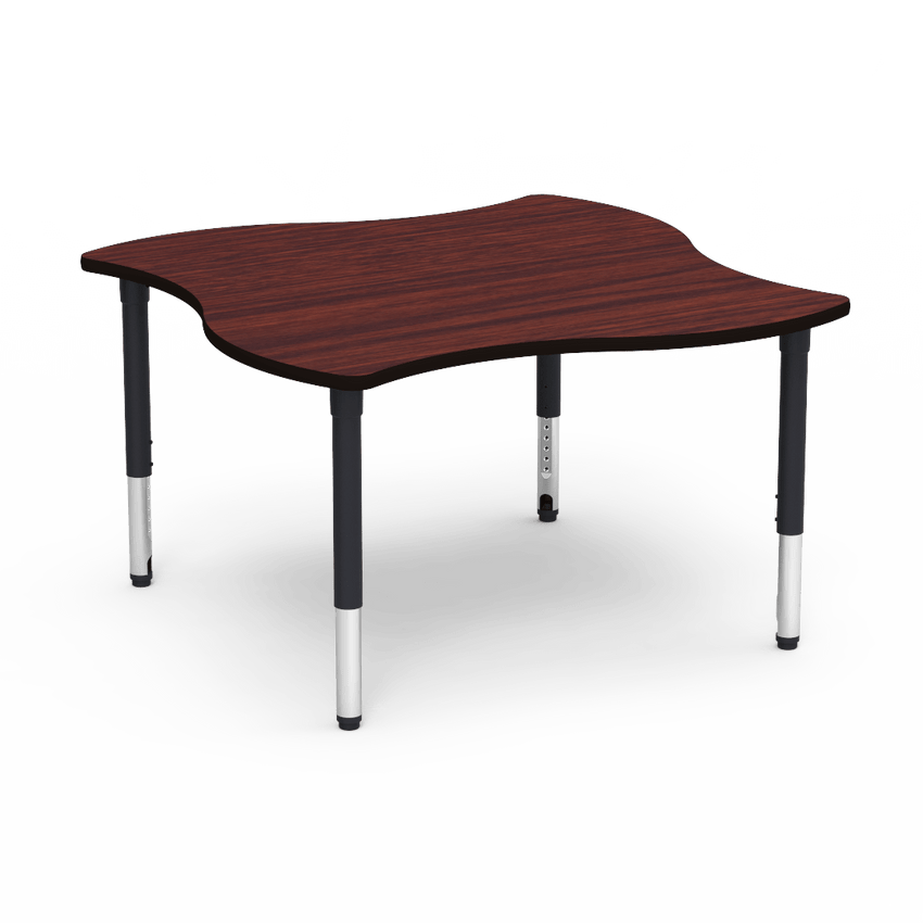 Virco 50SWV54ADJ - 5000 Series Activity Table, 54" Swerve Top (Virco 50SWV54ADJ) - SchoolOutlet