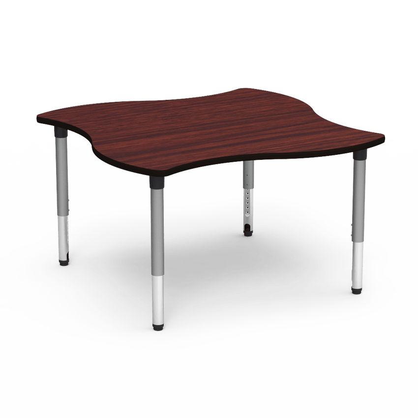 Virco 50SWV54ADJ - 5000 Series Activity Table, 54" Swerve Top (Virco 50SWV54ADJ) - SchoolOutlet