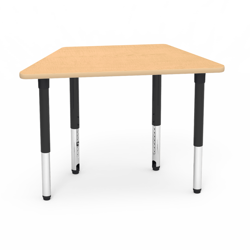 Virco 50TRAP48ADJ - 5000 Series Activity Table, 48" Trapezoid Top (Virco 50TRAP48ADJ) - SchoolOutlet
