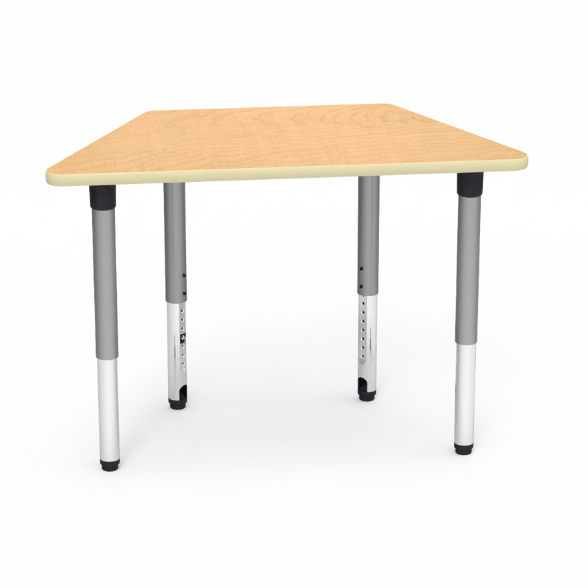 Virco 50TRAP48ADJ - 5000 Series Activity Table, 48" Trapezoid Top (Virco 50TRAP48ADJ) - SchoolOutlet