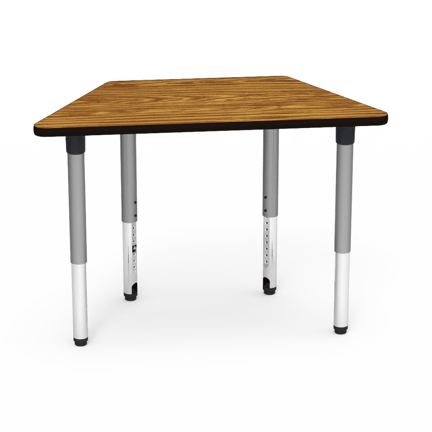 Virco 50TRAP48ADJ - 5000 Series Activity Table, 48" Trapezoid Top (Virco 50TRAP48ADJ) - SchoolOutlet