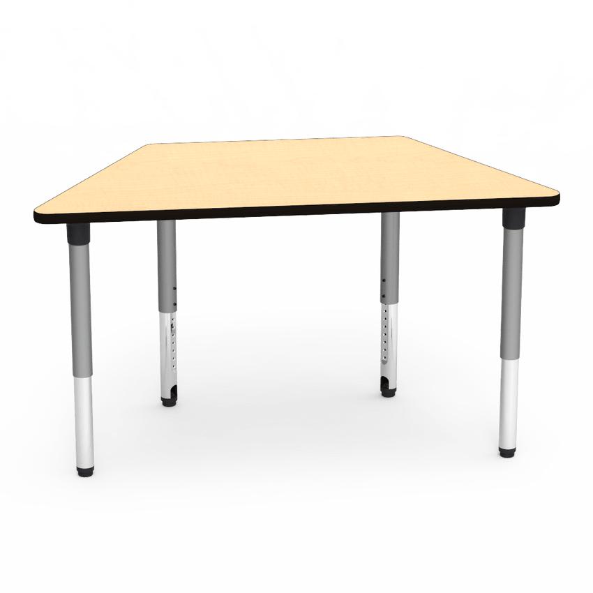 Virco 50TRAP60ADJ - 5000 Series Activity Table 60" Trapezoid Top and Adjustable Height Legs (24"-32") - SchoolOutlet