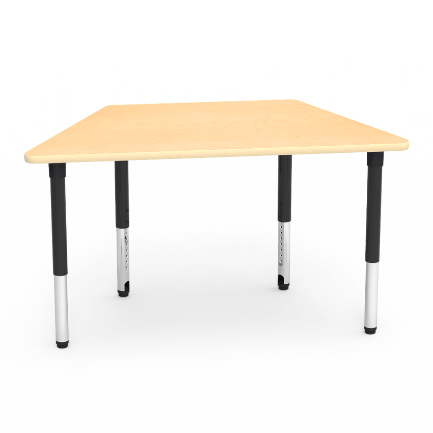 Virco 50TRAP60ADJ - 5000 Series Activity Table 60" Trapezoid Top and Adjustable Height Legs (24"-32") - SchoolOutlet