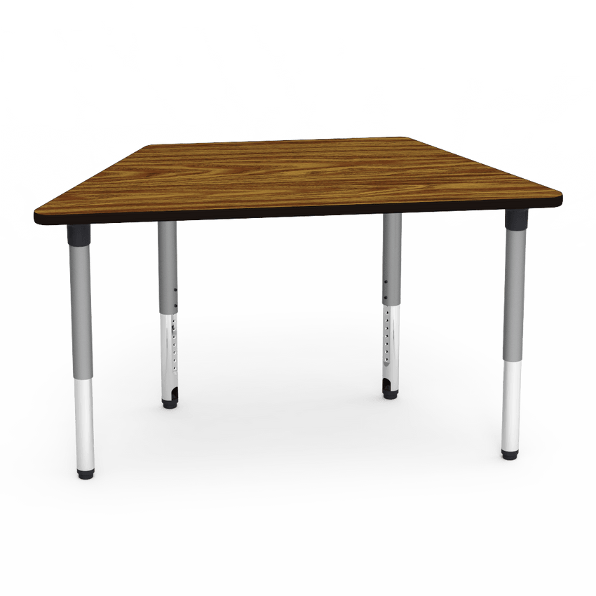 Virco 50TRAP60ADJ - 5000 Series Activity Table 60" Trapezoid Top and Adjustable Height Legs (24"-32") - SchoolOutlet