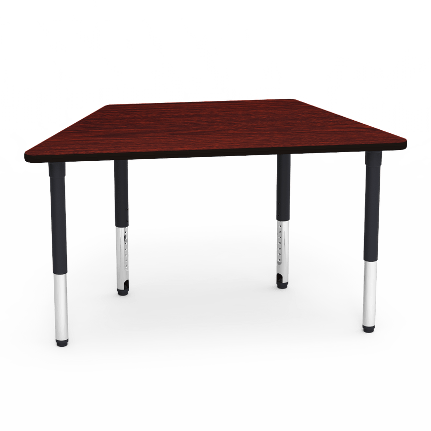 Virco 50TRAP60ADJ - 5000 Series Activity Table 60" Trapezoid Top and Adjustable Height Legs (24"-32") - SchoolOutlet