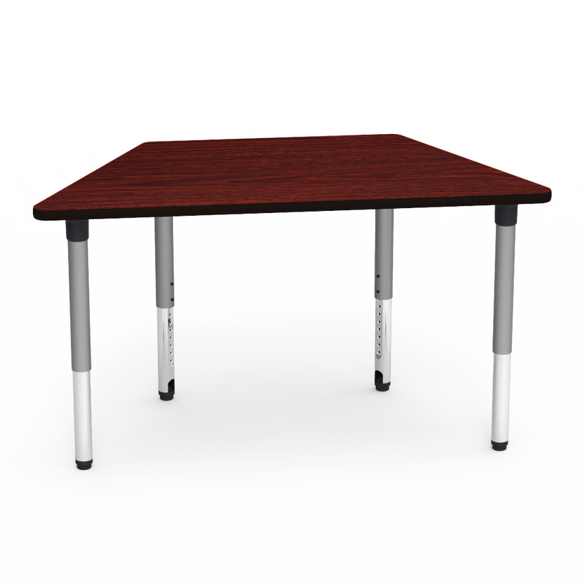 Virco 50TRAP60ADJ - 5000 Series Activity Table 60" Trapezoid Top and Adjustable Height Legs (24"-32") - SchoolOutlet