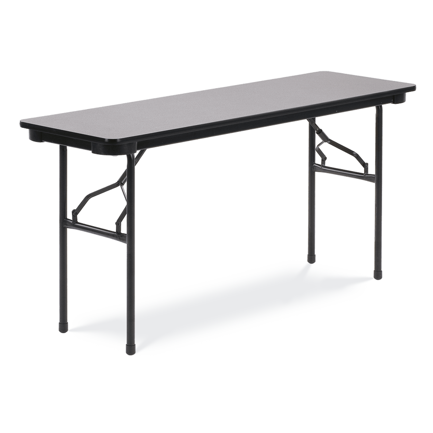 Virco 601860 - 6000 series 3/4" thick particle board folding table 18" x 60" - SchoolOutlet