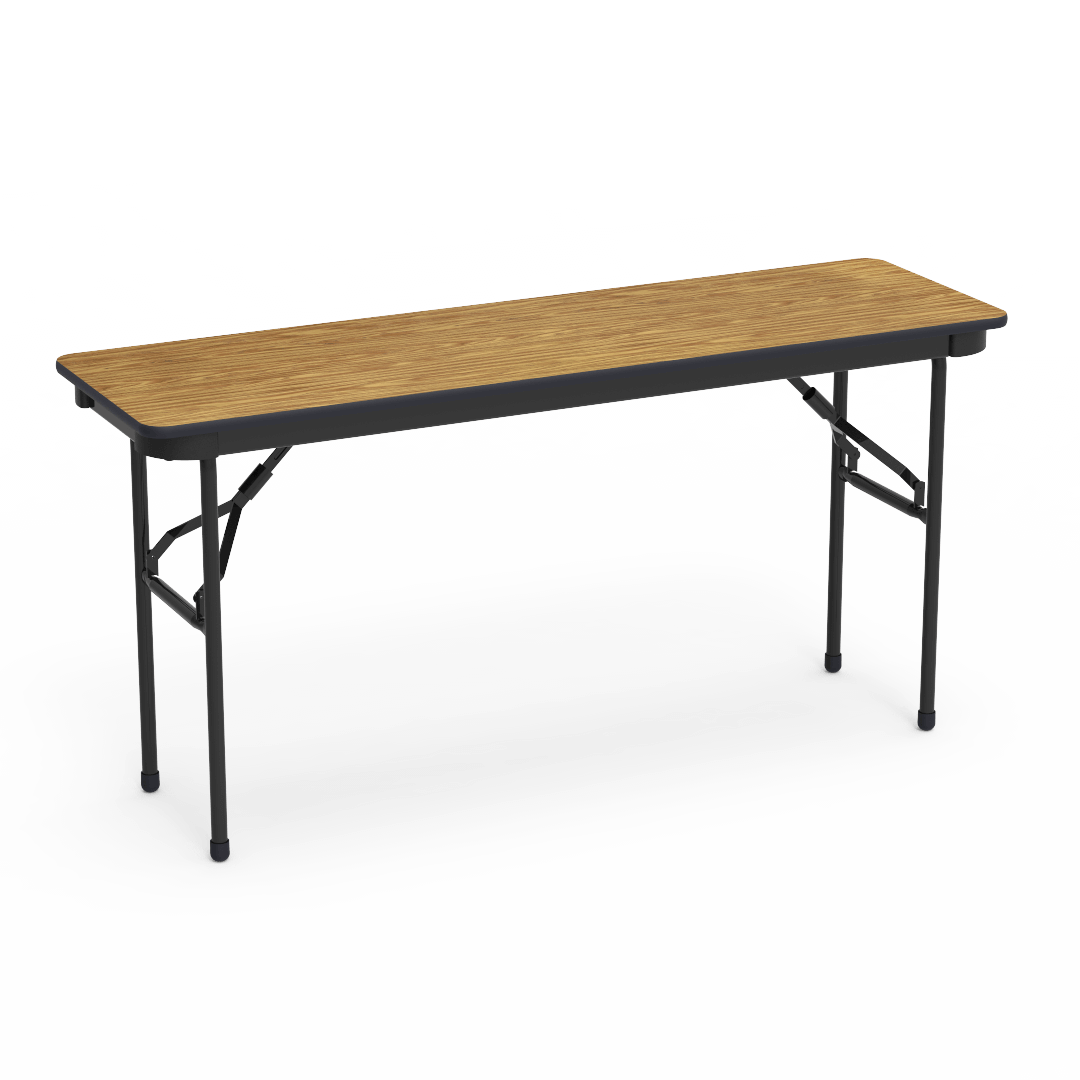 Virco 601860 - 6000 Series Rectangle Folding Table - 18"W x 60"L x 29"H - SchoolOutlet