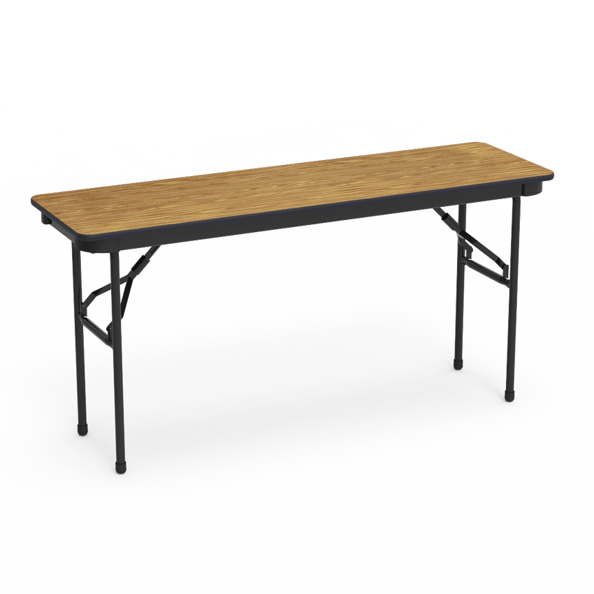 Virco 601860 - 6000 Series Rectangle Folding Table - 18"W x 60"L x 29"H - SchoolOutlet