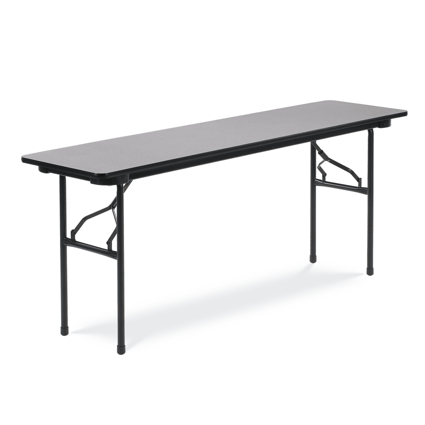 Virco 601872 - 6000 series 3/4" thick particle board folding table 18"W x 72"L - SchoolOutlet