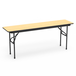 Virco 601872 - 6000 series 3/4" thick particle board folding table 18"W x 72"L