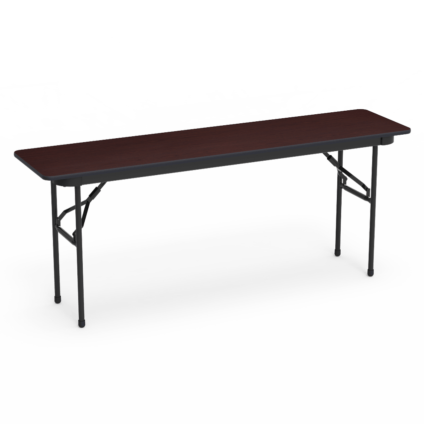 Virco 601872 - 6000 series 3/4" thick particle board folding table 18"W x 72"L - SchoolOutlet