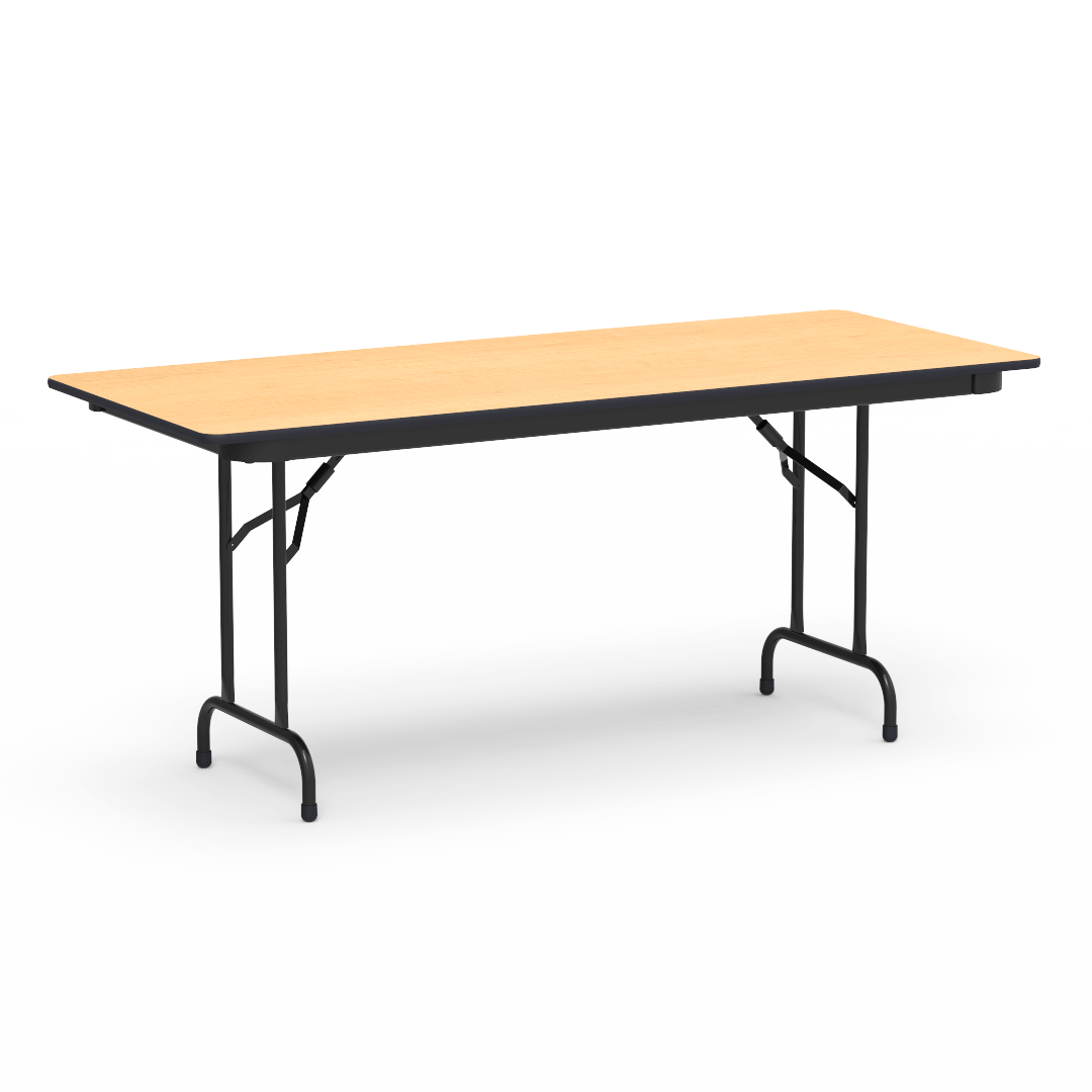 Virco 603072 - 6000 series 3/4" thick particle board folding table 30" x 72" - SchoolOutlet