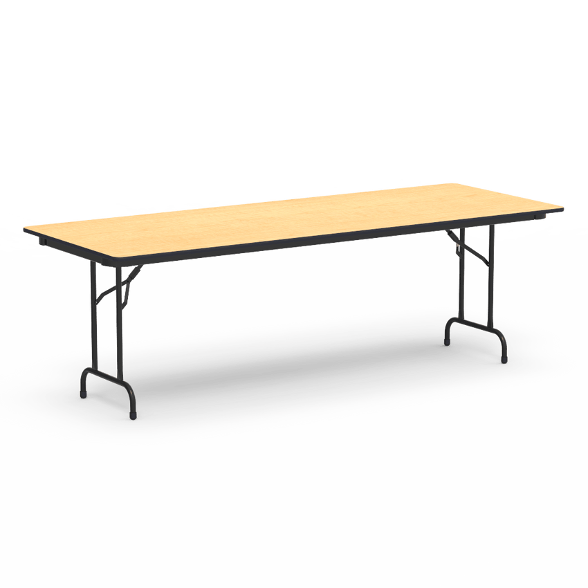 Virco 603096 - 6000 series 3/4" thick particle board folding table 30" x 96" - SchoolOutlet