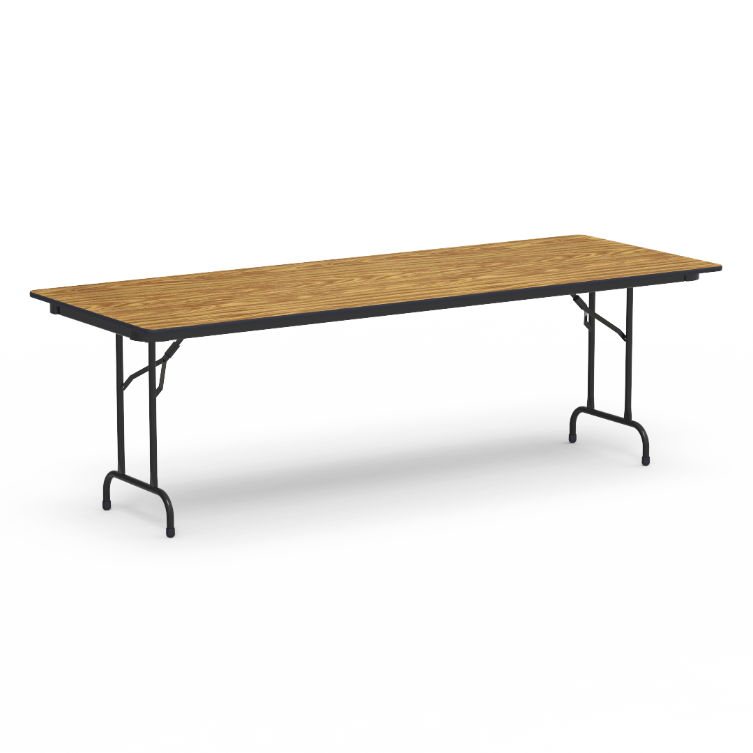 Virco 603096 - 6000 series 3/4" thick particle board folding table 30" x 96" - SchoolOutlet