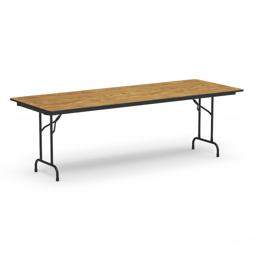 Virco 603096 - 6000 series 3/4" thick particle board folding table 30" x 96" - SchoolOutlet