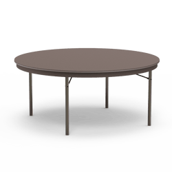Virco 6166R - Core-a-gator, 66" Round, lightweight folding table, Commercial Quality
