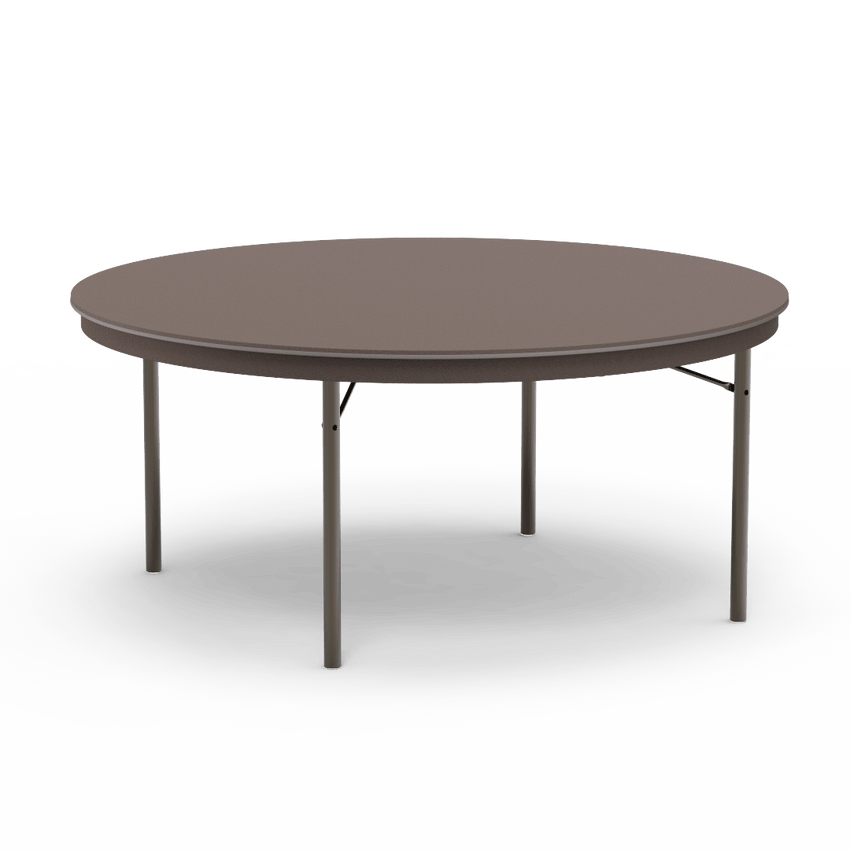 Virco 6166R - Core-a-gator, 66" Round, lightweight folding table, Commercial Quality - SchoolOutlet