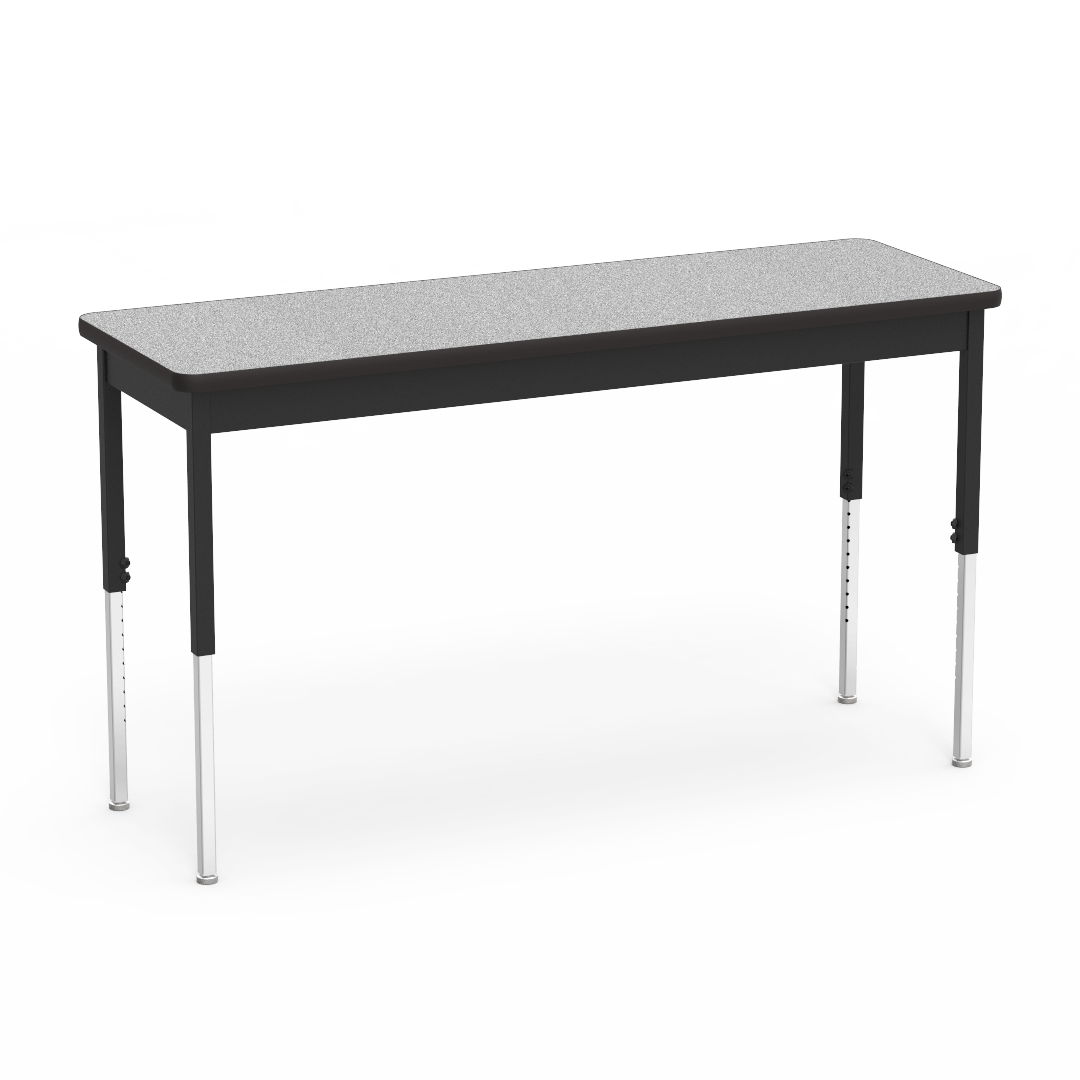 Virco 682060ADJ - 6800 Series Rectangle Adjustable Table - 20"W x 60"L x 24"-34"H - SchoolOutlet