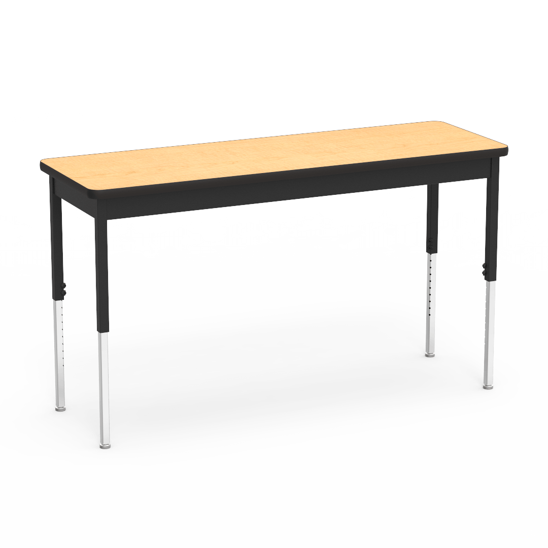 Virco 682060ADJ - 6800 Series Rectangle Adjustable Table - 20"W x 60"L x 24"-34"H - SchoolOutlet
