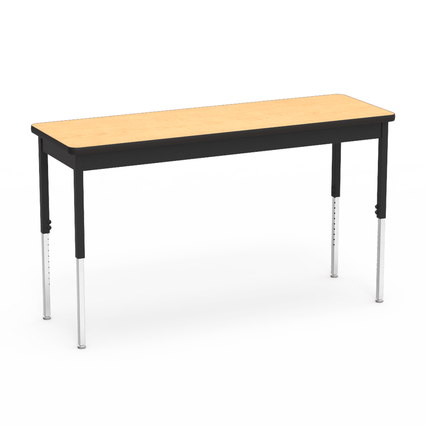Virco 682060ADJ - 6800 Series Rectangle Adjustable Table - 20"W x 60"L x 24"-34"H - SchoolOutlet