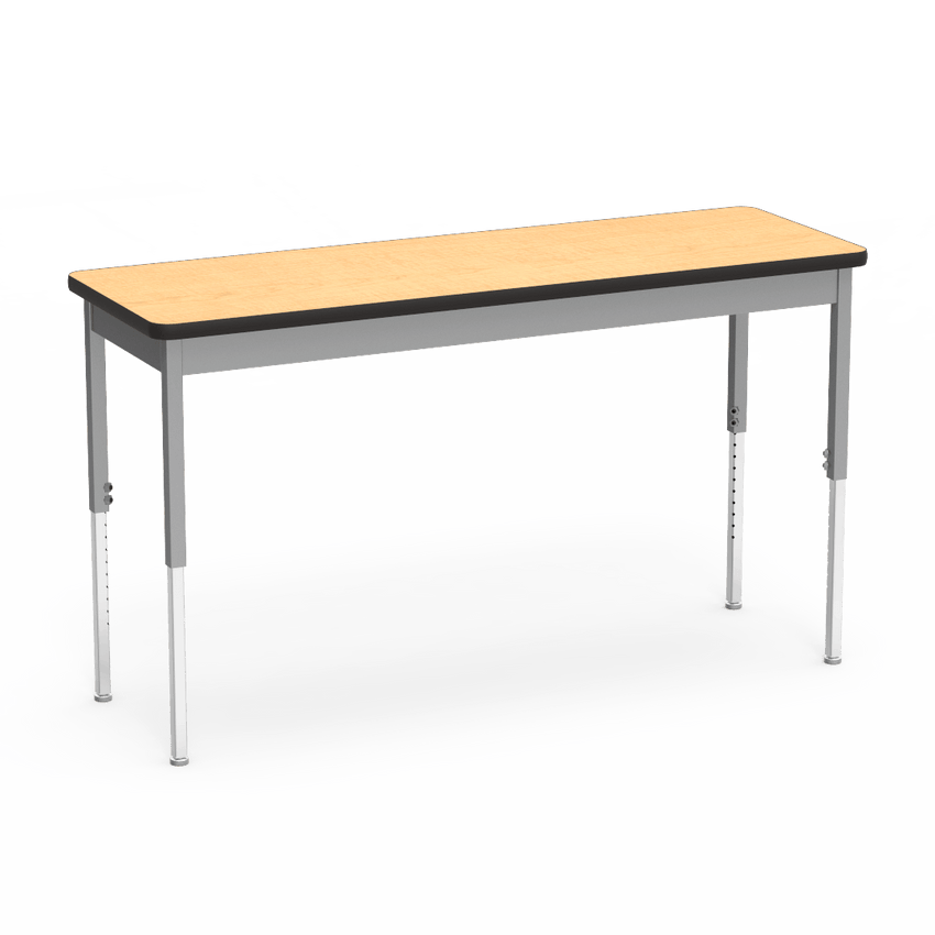 Virco 682060ADJ - 6800 Series Rectangle Adjustable Table - 20"W x 60"L x 24"-34"H - SchoolOutlet