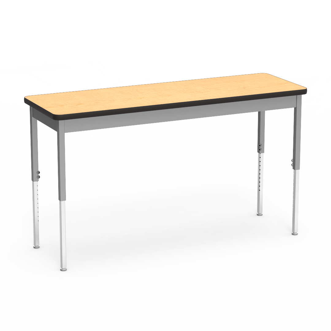 Virco 682060ADJ - 6800 Series Rectangle Adjustable Table - 20"W x 60"L x 24"-34"H - SchoolOutlet