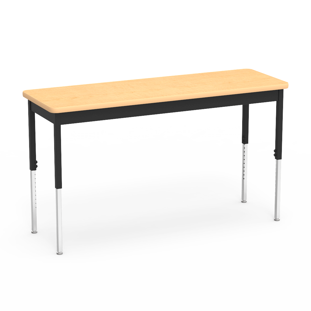 Virco 682060ADJ - 6800 Series Rectangle Adjustable Table - 20"W x 60"L x 24"-34"H - SchoolOutlet