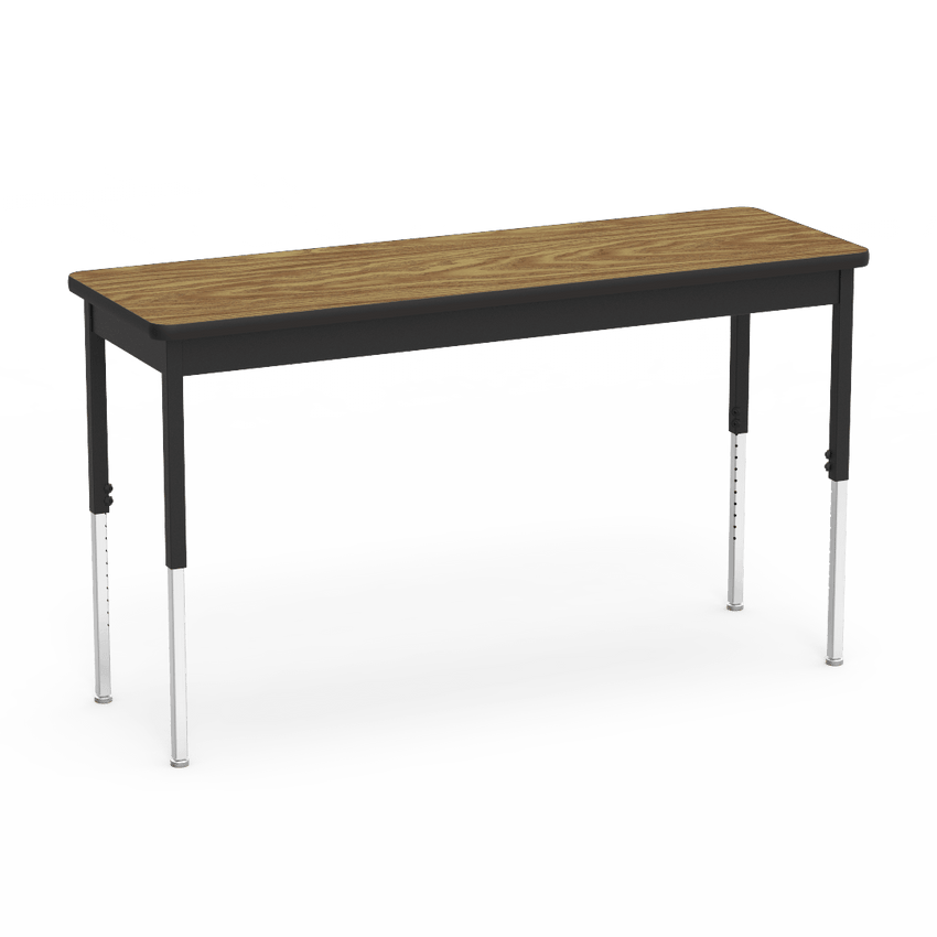 Virco 682060ADJ - 6800 Series Rectangle Adjustable Table - 20"W x 60"L x 24"-34"H - SchoolOutlet