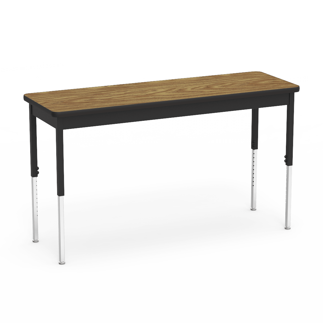 Virco 682060ADJ - 6800 Series Rectangle Adjustable Table - 20"W x 60"L x 24"-34"H - SchoolOutlet