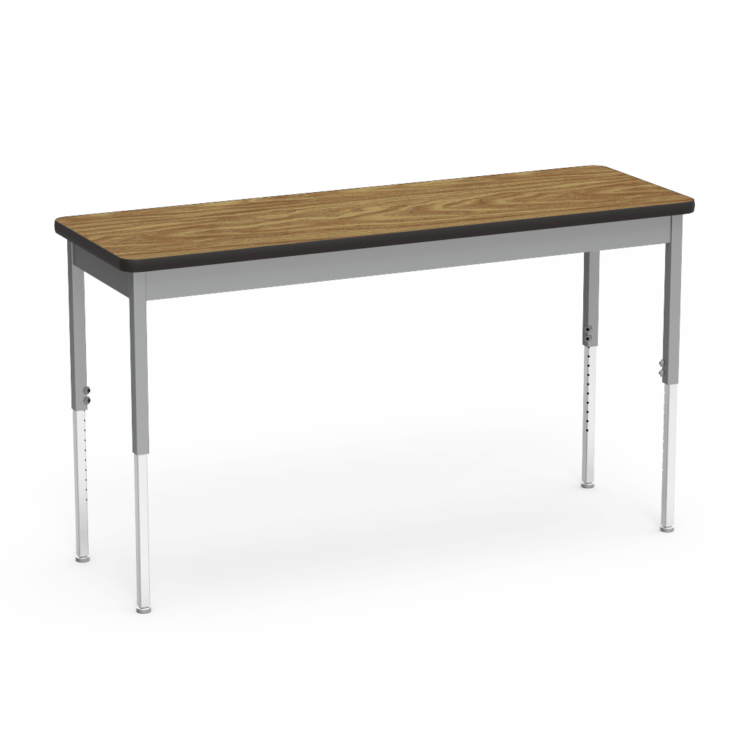 Virco 682060ADJ - 6800 Series Rectangle Adjustable Table - 20"W x 60"L x 24"-34"H - SchoolOutlet
