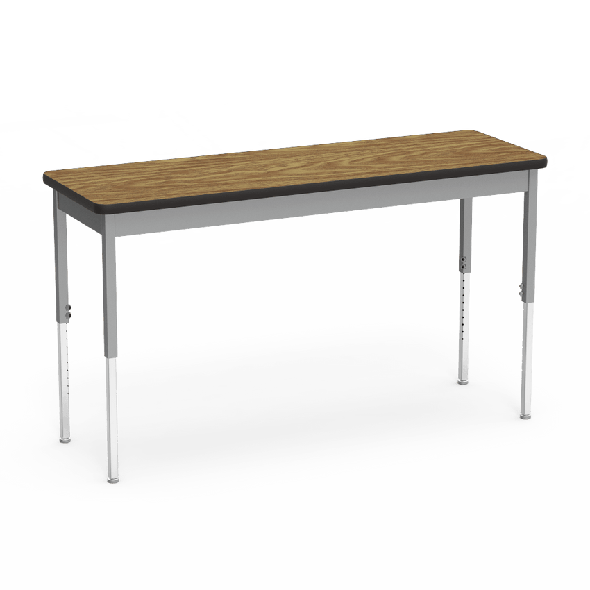 Virco 682060ADJ - 6800 Series Rectangle Adjustable Table - 20"W x 60"L x 24"-34"H - SchoolOutlet