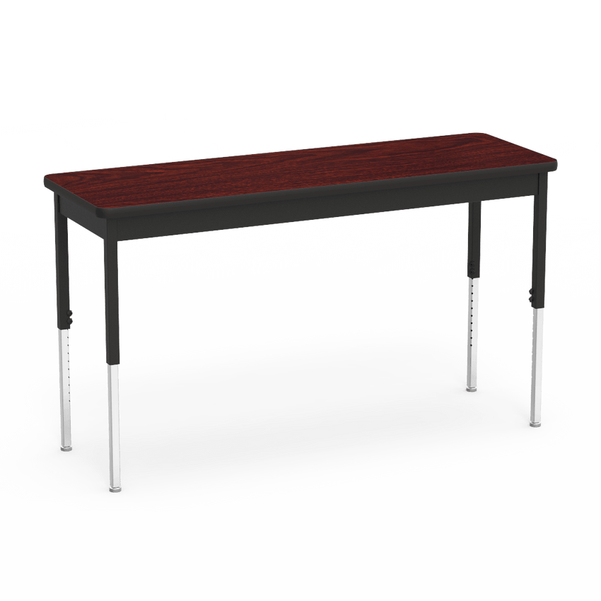 Virco 682060ADJ - 6800 Series Rectangle Adjustable Table - 20"W x 60"L x 24"-34"H - SchoolOutlet