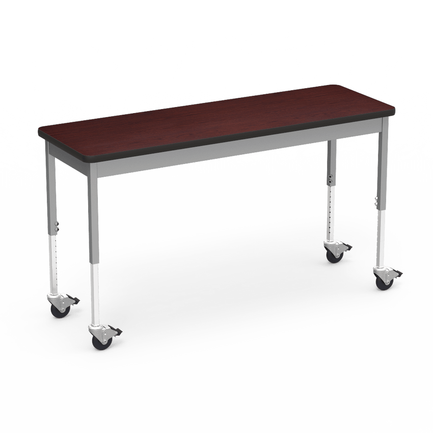 Virco 6800 Series Multi-Purpose Table w/Caster - 20"W x 60"L x 24"-34"H - SchoolOutlet
