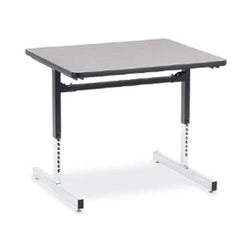 Virco 873036 - Table, 8700 series, computer table, cantilever leg, 30" x 36" x 1-1/8" high