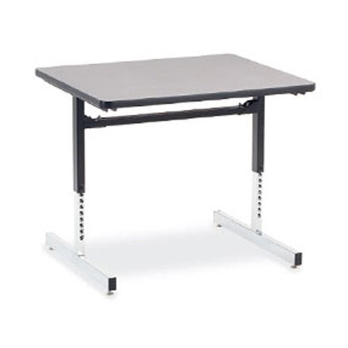 Virco 873036 - Table, 8700 series, computer table, cantilever leg, 30" x 36" x 1-1/8" high - SchoolOutlet