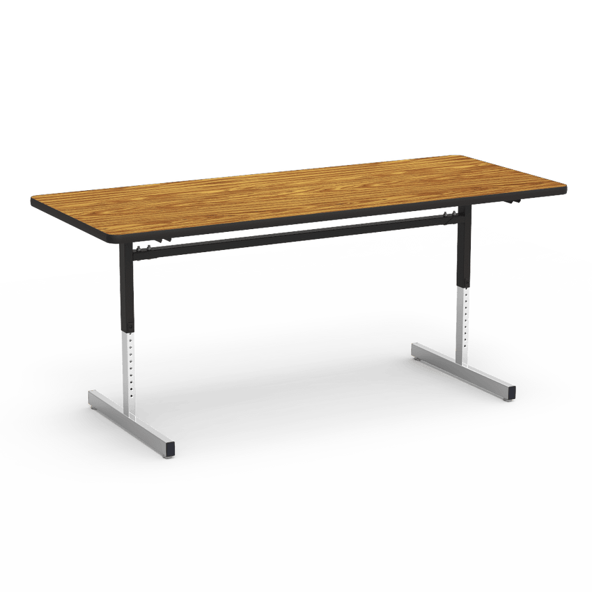 Fuerza 873072 - 8700 Series, Computer Table with Cantilevered, 30" x 72" Top - SchoolOutlet
