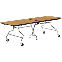 Virco MT3096 - Mobile Folding Cafeteria Table - T-mold Edge - 30"W x 8'L (Virco MT3096)