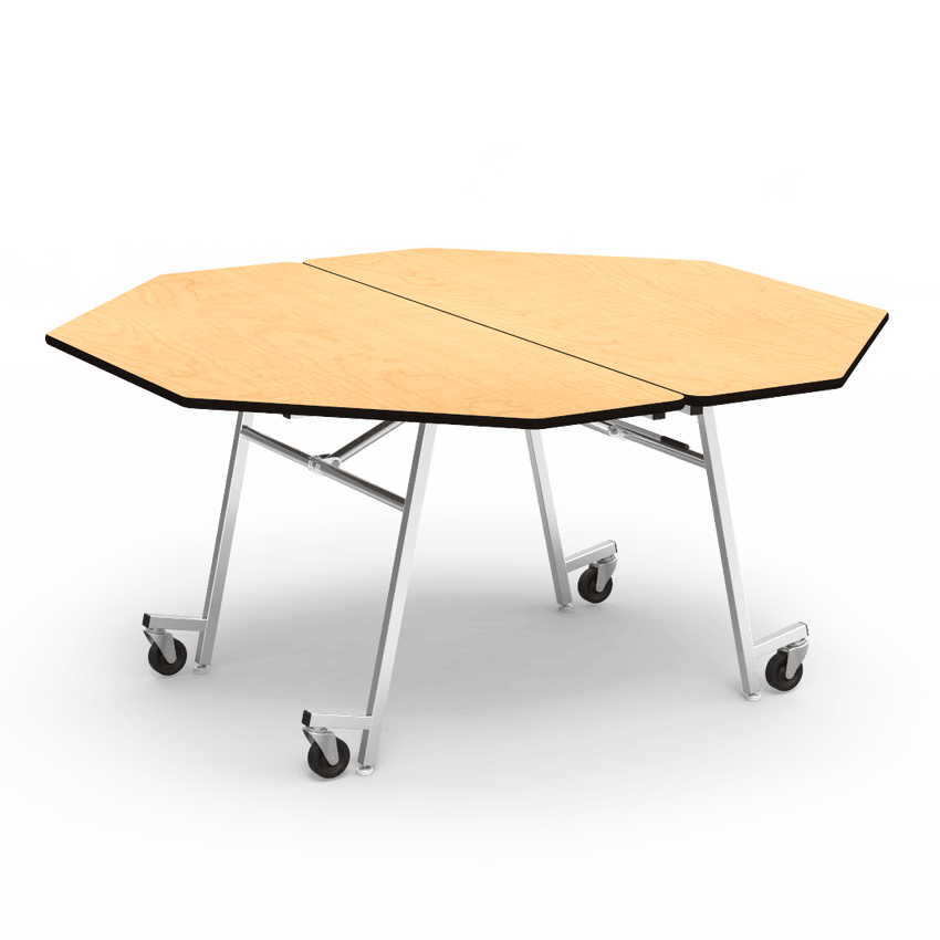 Virco MT60OCTAE - Octagonal Mobile Cafeteria Table - Sure Edge - 60" Dia (Virco MT60OCTAE) - SchoolOutlet